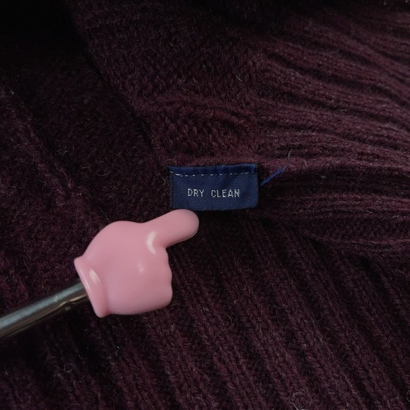 Vintage Polo Ralph Lauren Wool Cable Knit Sweater Vest Medium RRL Preppy 90s - Picture 5 of 8